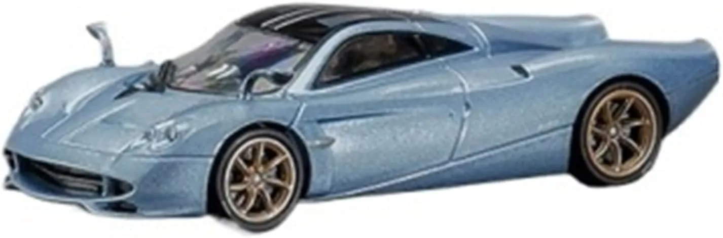 1 64 for Pagani Faia Ice Blue Painting Alloy Car Model Static Display for Collector's Item Simulation Vehicle Playset