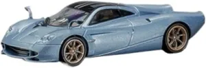 1 64 for Pagani Faia Ice Blue Painting Alloy Car Model Static Display for Collector's Item Simulation Vehicle Playset