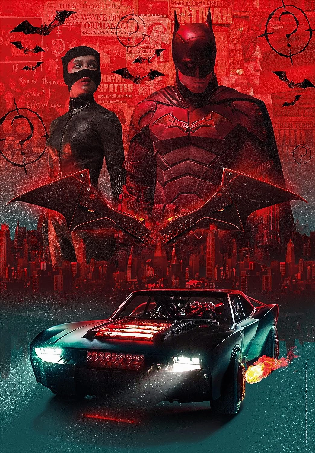 1000pc, HQC, Red Batman and Car