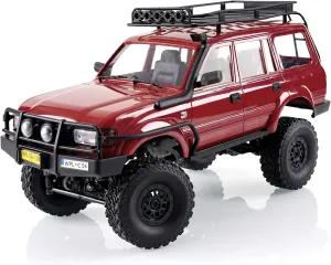 1/16 LC80 RC Crawler, WPL C54-1 RC Rock Crawler 4x4 4WD Off Road RC Truck, 2.4Ghz RTF Remote Control Car with Upgraded Chassis and Proportional Steering for Adults Hobby Vehicle Toy
