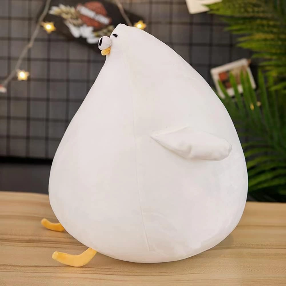 15” Mother Hen Plush Pillow, Fat Chicken Plush Toys Birthday Xmas Gift for Kids