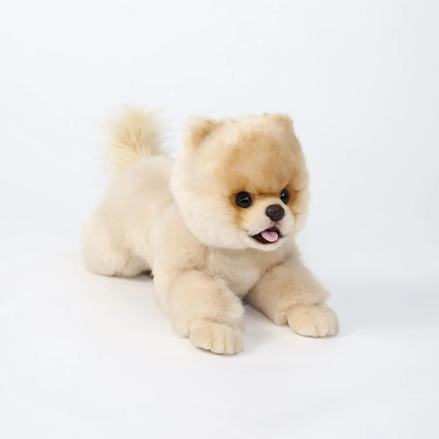 16 Inch- Pomeranian Stuffed Animals Toy Dog,Plush Puppy Realistic Cute Toy Dog Present Gift for Girls Boys