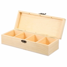 1 PC Storage Box Dresser Decor Watch Case Organizer Slot Watch Organizer Desktop Stand Fake Christmas Window Earring Holders Jewelry Boxes for Earrings Bangle Watch Wood/1553