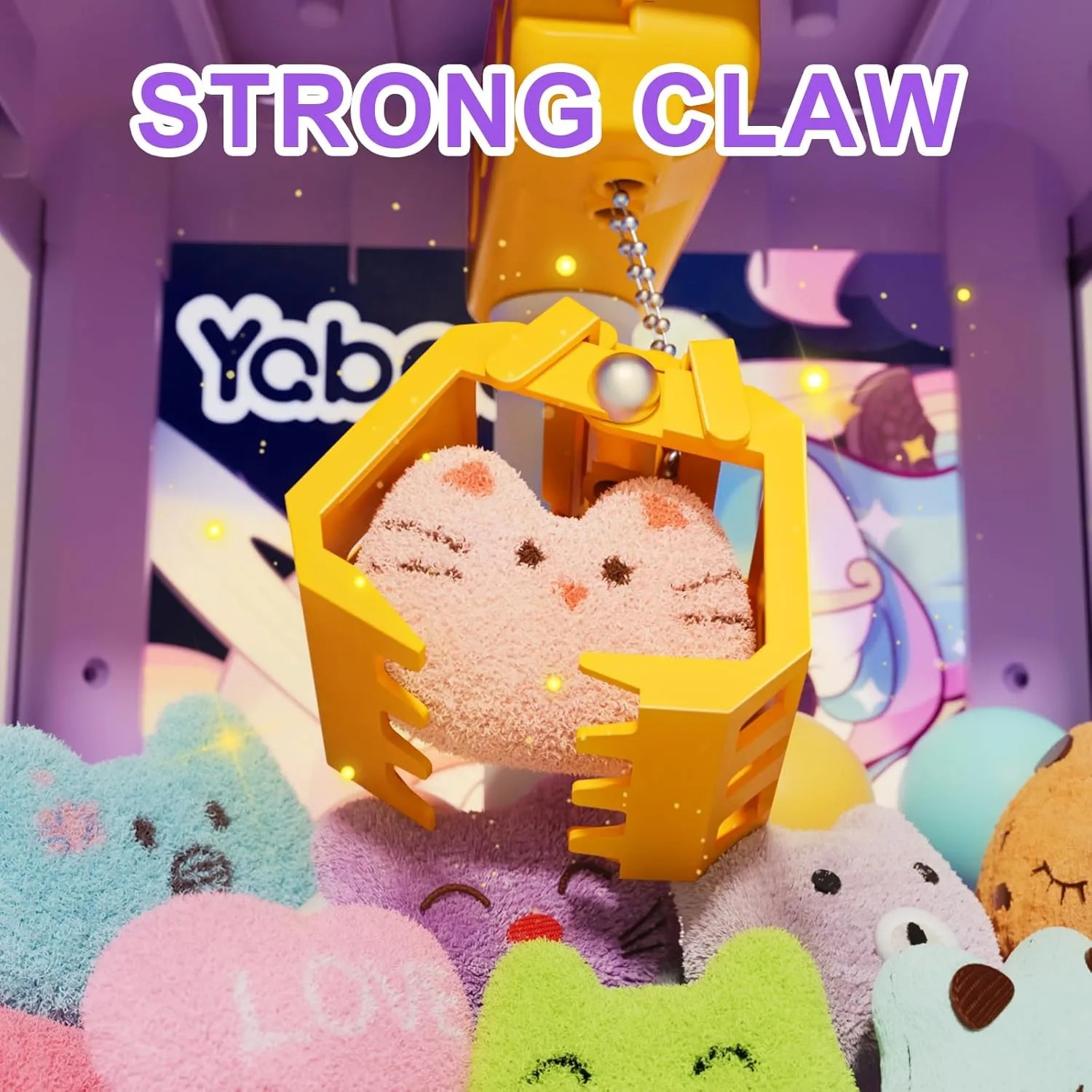 20 PCS Claw Machine for Kids Girls Boys with Sound, Vending Claw Machines Arcade Game Toys for Kids Girl Ages 3-4 4-6 4-8, Claw Machine Toys for 3 4 5 6 7 8 Years Old Girls