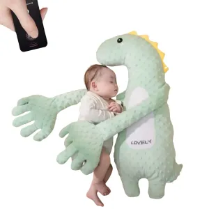 2025 Latest Model Baby Patter for Sleep, Cute Animal Styles Baby Sleep Automatic Beater, Slapping Toddler Pillows Newborn Calming Pillow (#Dinosaurs)