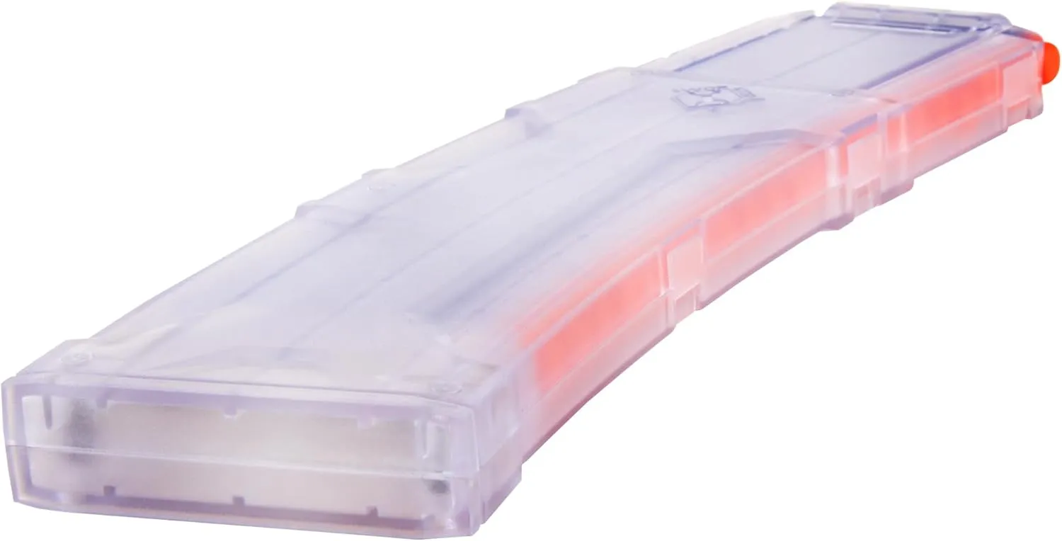 22-Darts Banana Gen2 Magazine Clip ABS Plastic Quick Reload Clip for Nerf N-Strike Elite and Worker Blaster Toy (Clear)