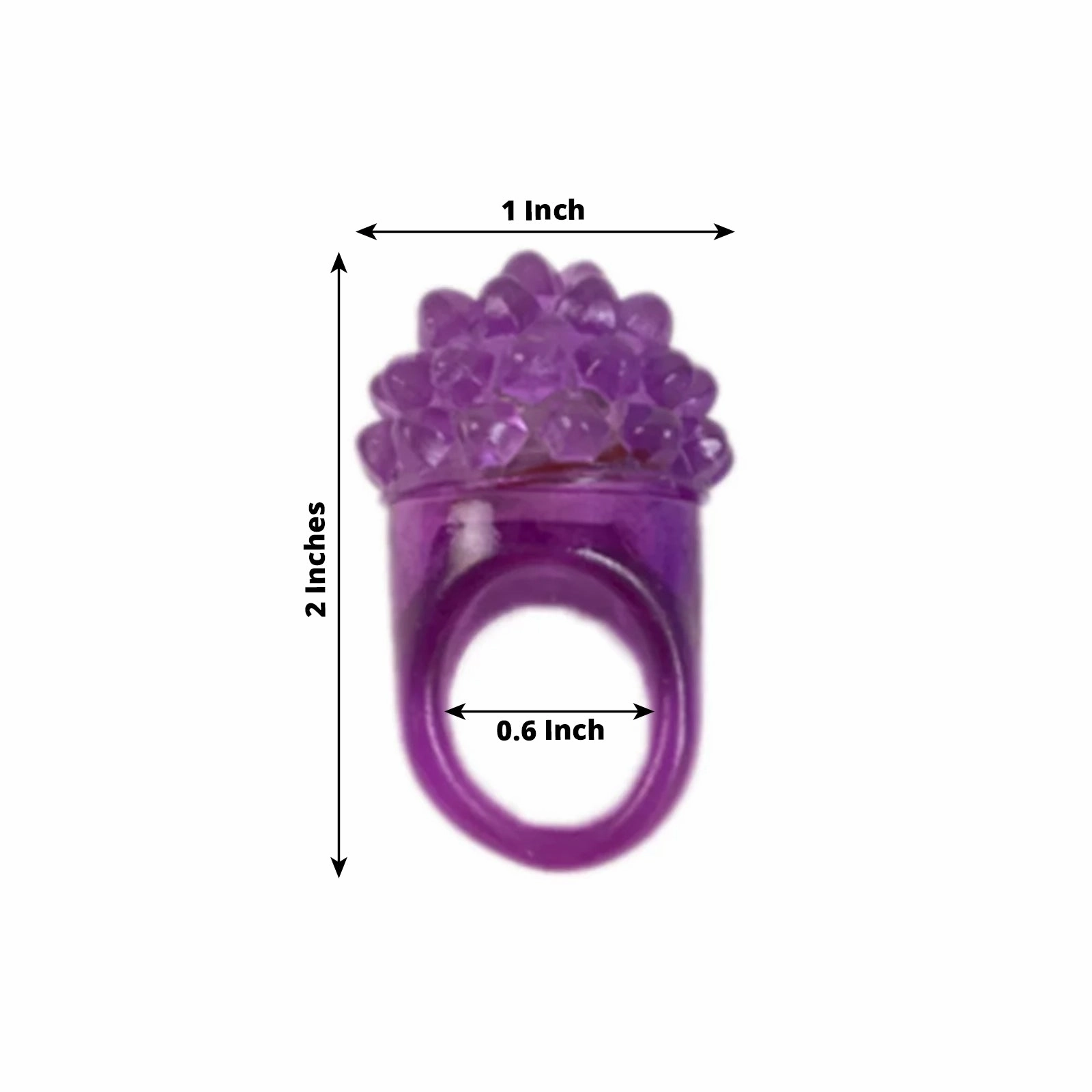 24 Pack Rubber LED Light-Up Rings, Flashing Jelly Finger Toys with 3 Flashing Modes for Party Favors, Halloween, Raves, and Concerts
