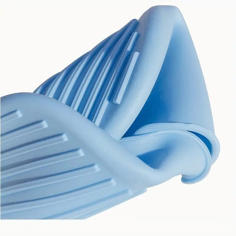 2-Pieces: Silicone Oven Mitts and Pot Holders Set