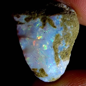 30.65Cts. Natural Raw Ethiopian Opal Stone, Lot Gemstones, Ultra Fire Play Opal Rough, Chakra Healing Crystals, Jewelry Making, Wire Wrapping, Loose Supply Wholesale, October Birthstone, DIY Craft