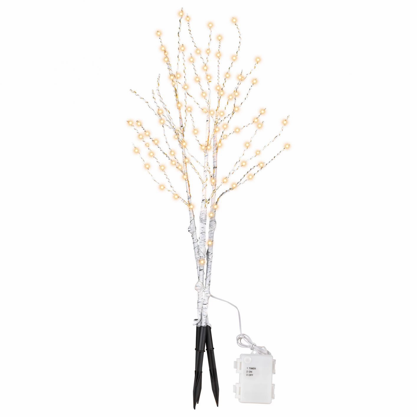 3/6/12 Pack 33" Birch Branch Light Up Battery Operated 150 LED Twig Fairy Trees 1pcs