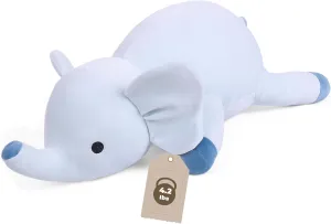 4.2lbs Elephant Weighted Stuffed Animals 24in, Weighted Elephant, Cuddle Comfort Plush Toy Gifts for Adults, Kids, Girls and Boys(Blue)