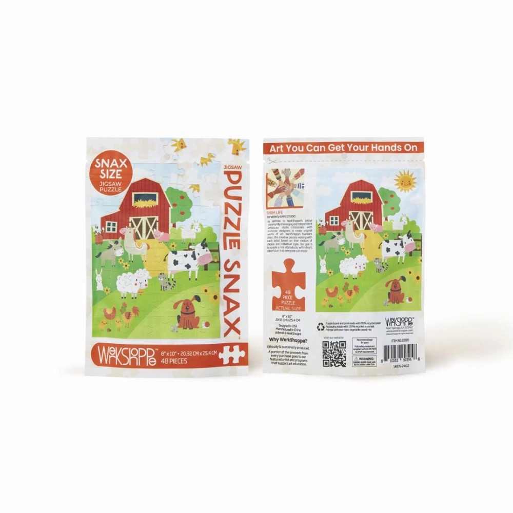 48pc Snax Puzzle | Farm Life