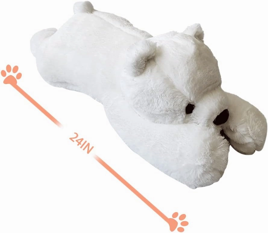 4lbs Polar Bear Weighted Stuffed Animals, 24 inch Weighted Plush Stuffed Animals for Adults, Cute Soft Weighted Plush Throw Animal Pillow Toy, Birthday Gifts for Adults Kids