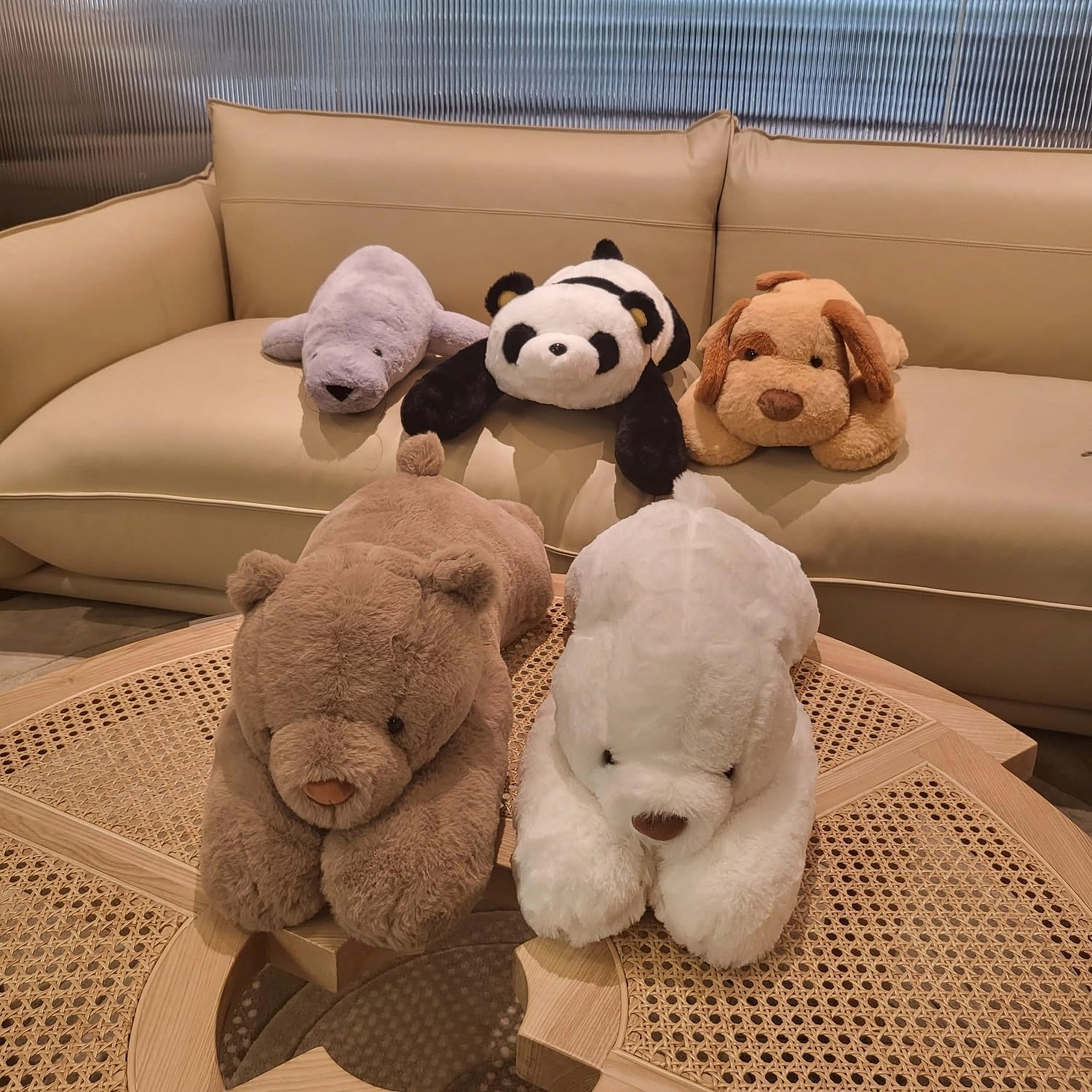 4lbs Polar Bear Weighted Stuffed Animals, 24 inch Weighted Plush Stuffed Animals for Adults, Cute Soft Weighted Plush Throw Animal Pillow Toy, Birthday Gifts for Adults Kids