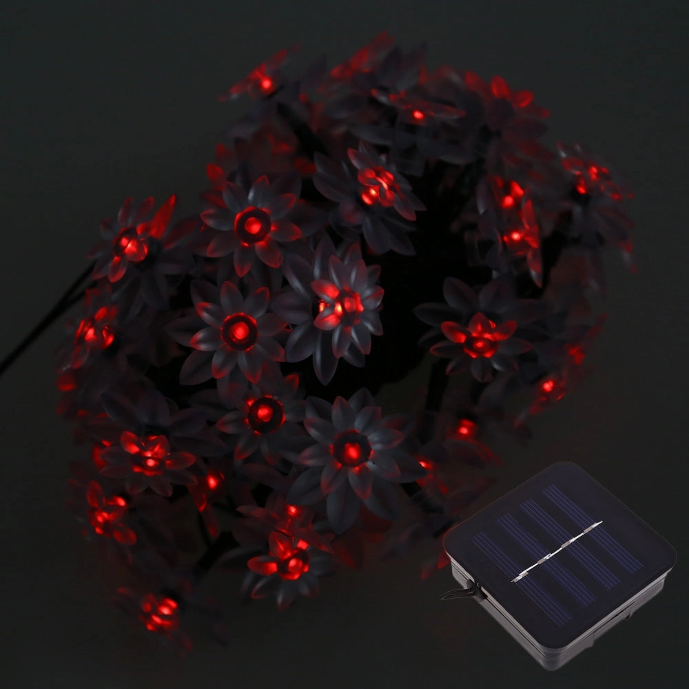 50 LEDs Solar Powered Lotus Flower