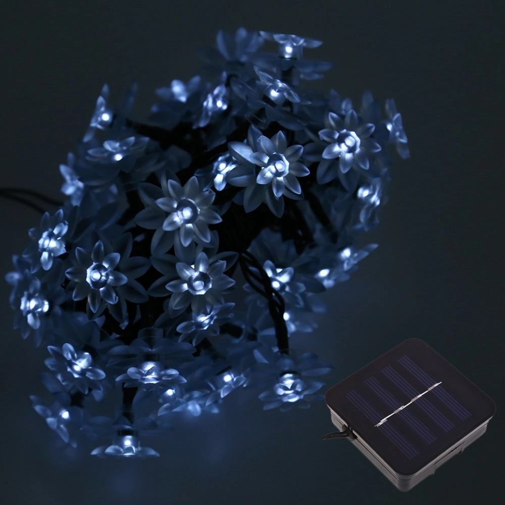 50 LEDs Solar Powered Lotus Flower
