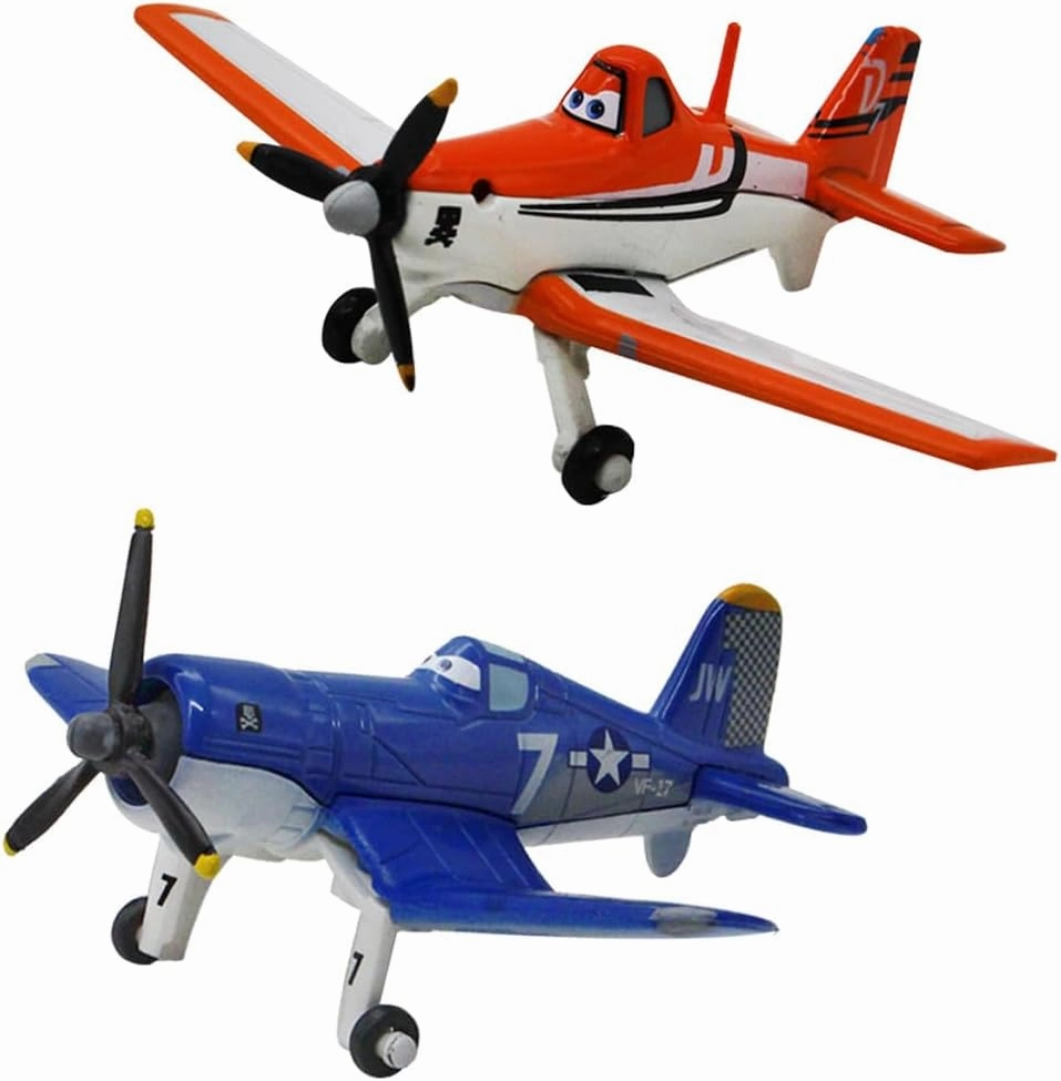 5 Pack Planes Dusty Skipper Ripslinger Bulldog Echo Metal Diecast Plane Model Toy (5 Pack Planes)