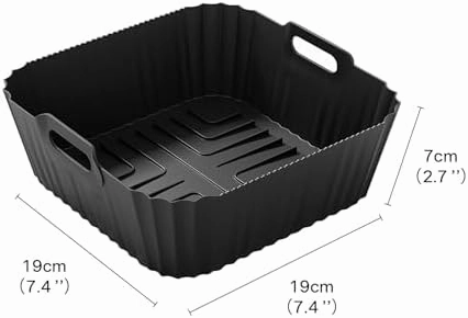 7pcs Air Fryer Accessories for Ninja Air Fryer Pro XL 6-in-1 - AF181 &AF141 6.5 QT Air Fryer, with brushes Clip Spatulas Baking trays Baking Needles Hand Clips,Recipes