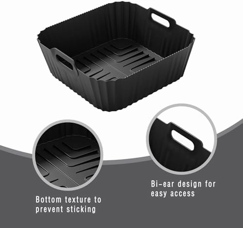 7pcs Air Fryer Accessories for Ninja Air Fryer Pro XL 6-in-1 - AF181 &AF141 6.5 QT Air Fryer, with brushes Clip Spatulas Baking trays Baking Needles Hand Clips,Recipes