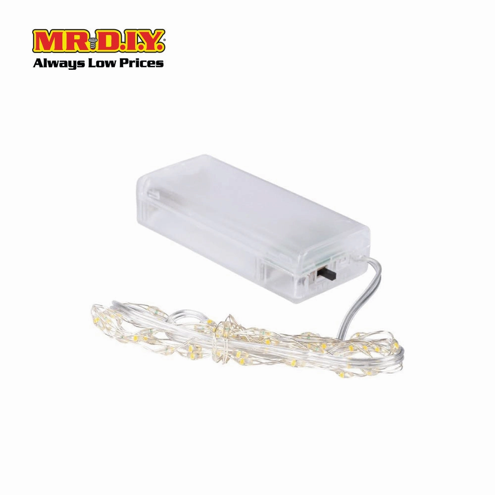 (MR.DIY) LED Battery Colorful Decoration Copper Wire Strip Fairy Light 3 Modes (3M)
