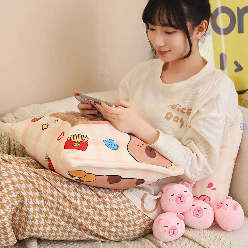 A Bag of Cute Capybara Plush Toy