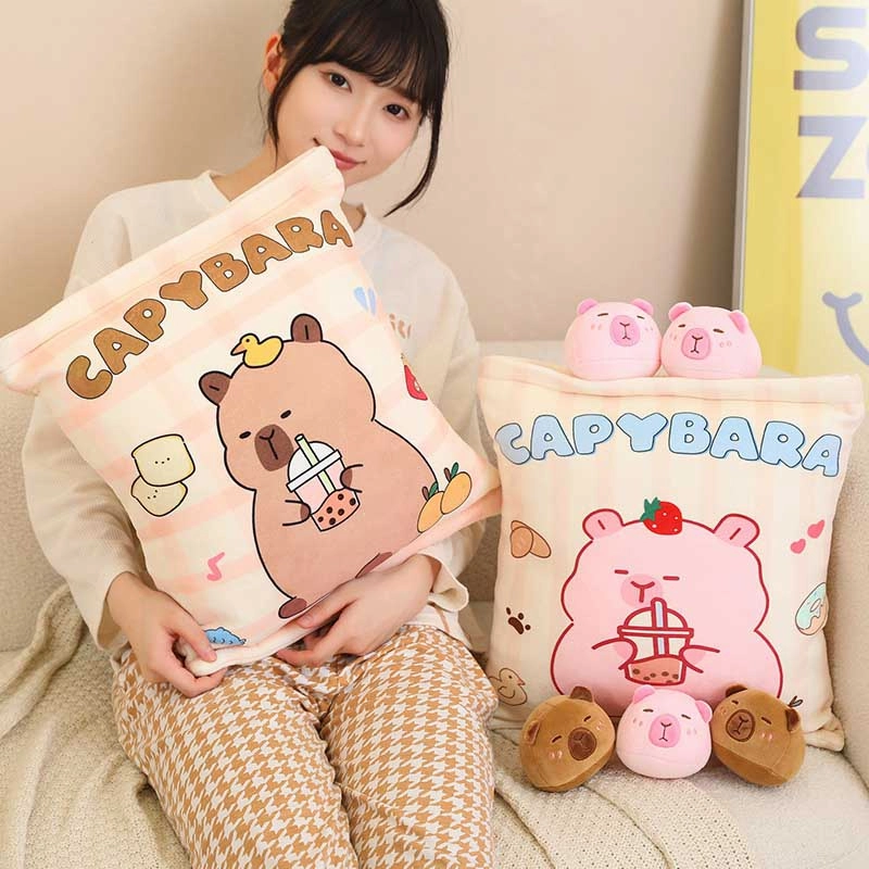 A Bag of Cute Capybara Plush Toy