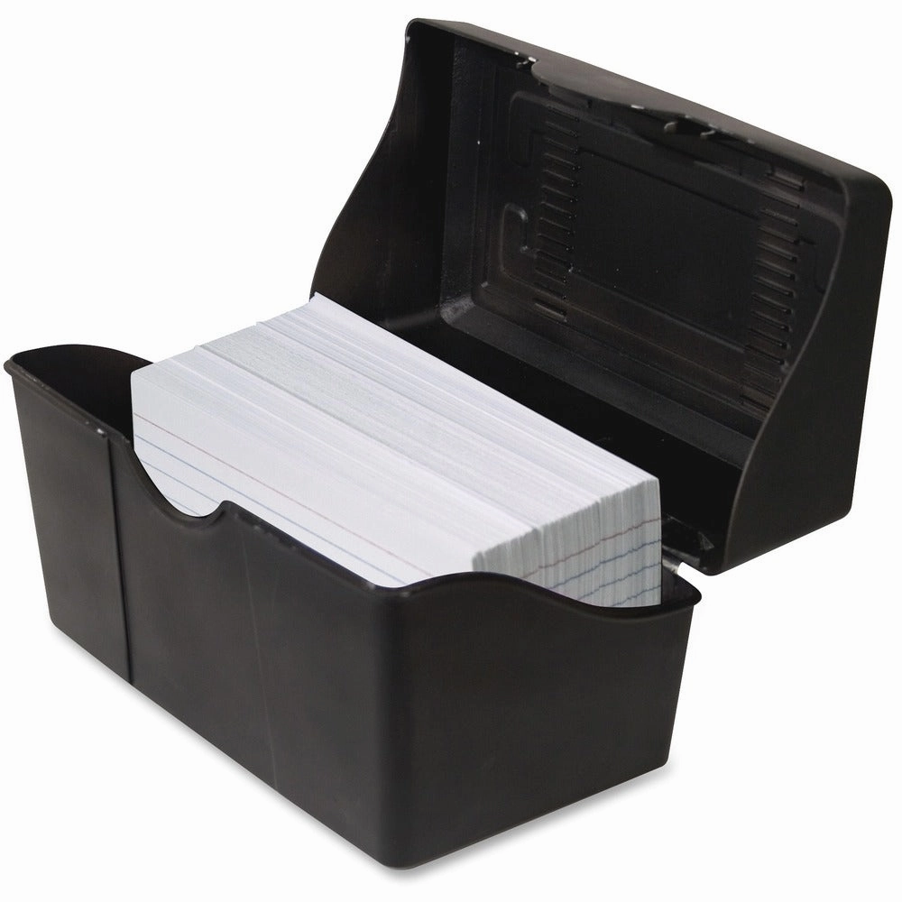 Advantus Index Card Holders, 3"x5", Black
