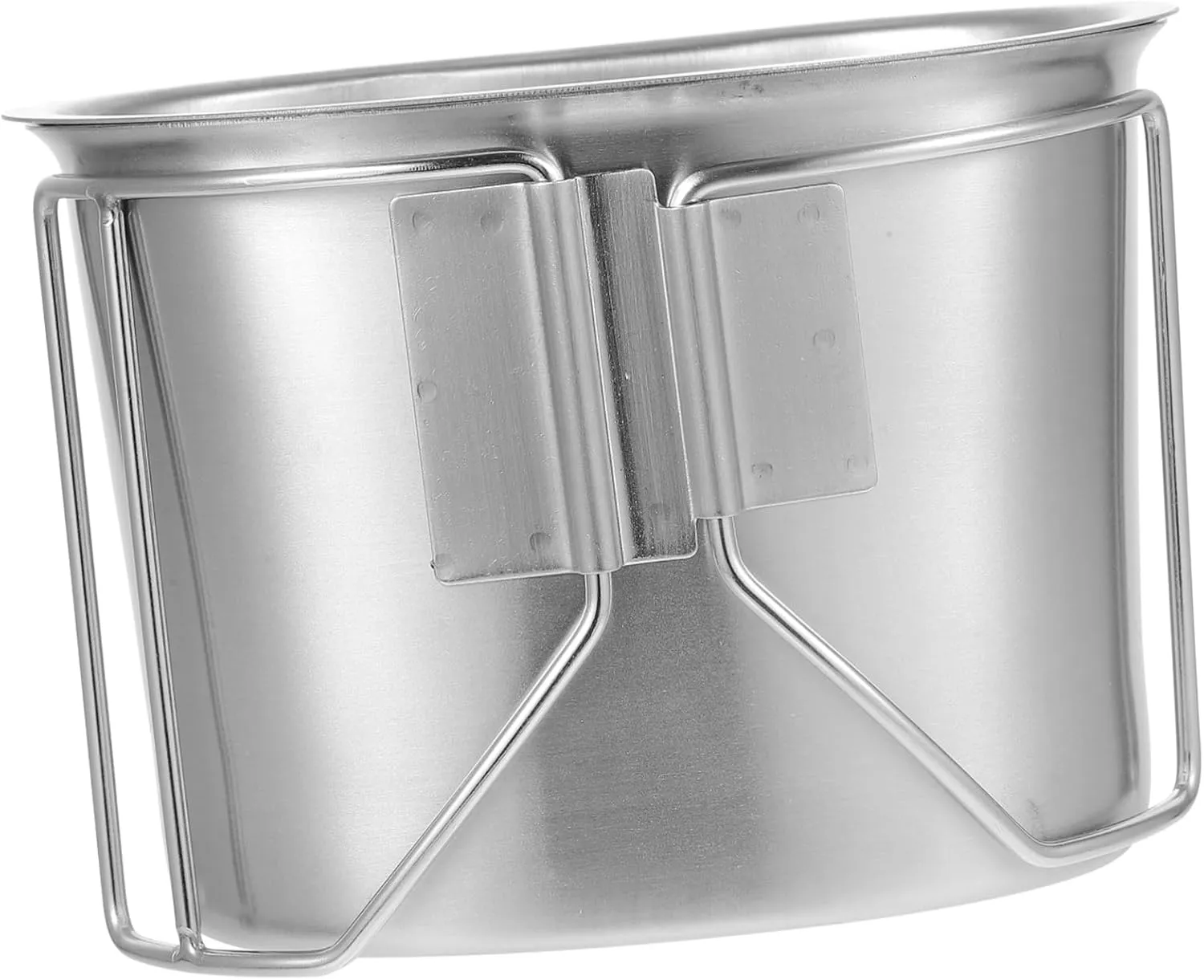 Alasum Outdoor Portable Pot Mini Pot Stainless Steel Cup Camping Cookware for Hiking Backpacking