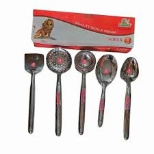 AM2340 Lion Sober Stainless Steel Handel Utensils Cooking Tool Set 5 Pcs