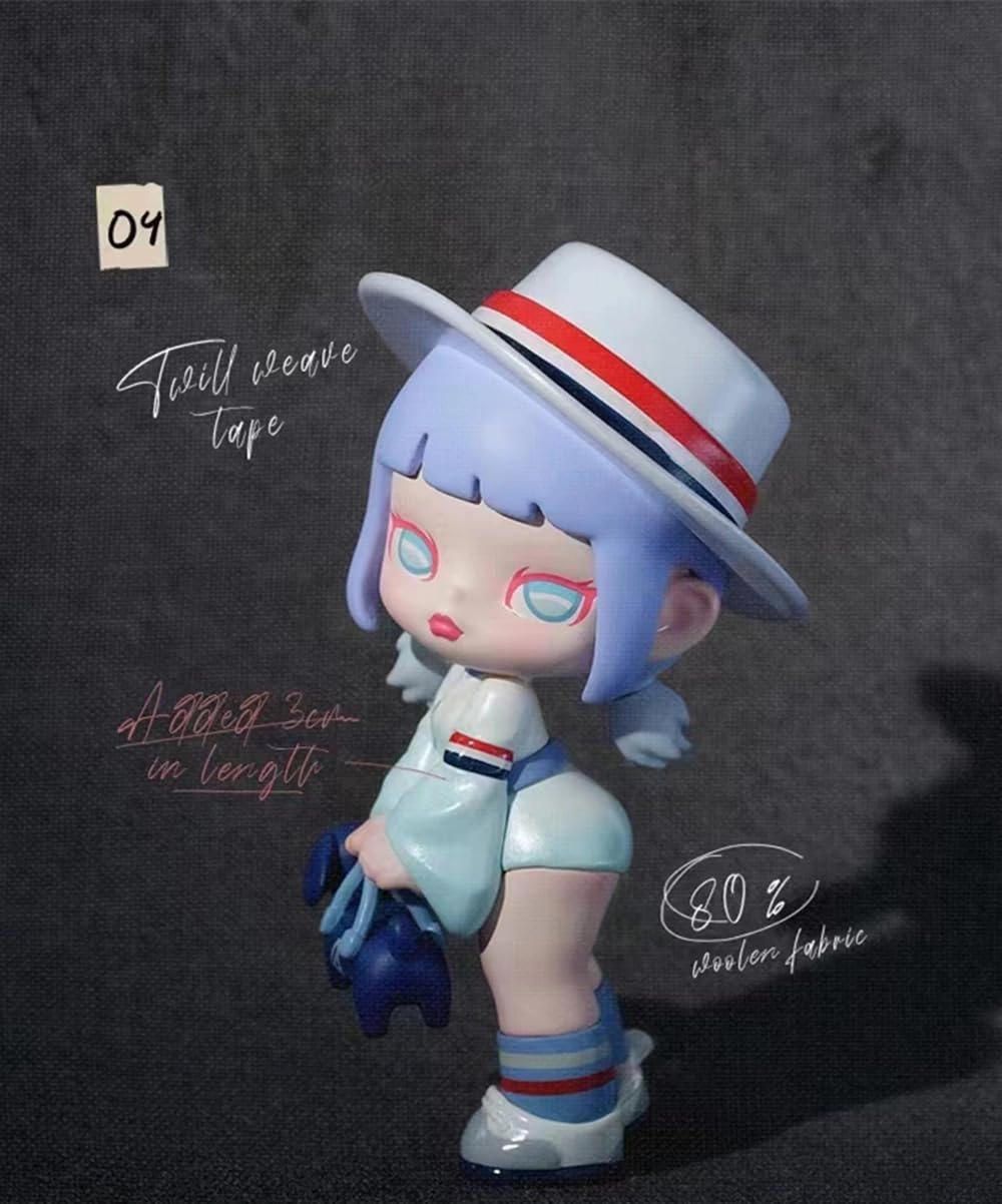 Anita Cute Doll Fashion Week Series Figures 8PCs Random Design Box Toys for Modern Home Decor, Collectible Toy Set for Desk Accessories