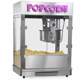 Apex 32 oz. Popcorn Machine - Stainless Steel