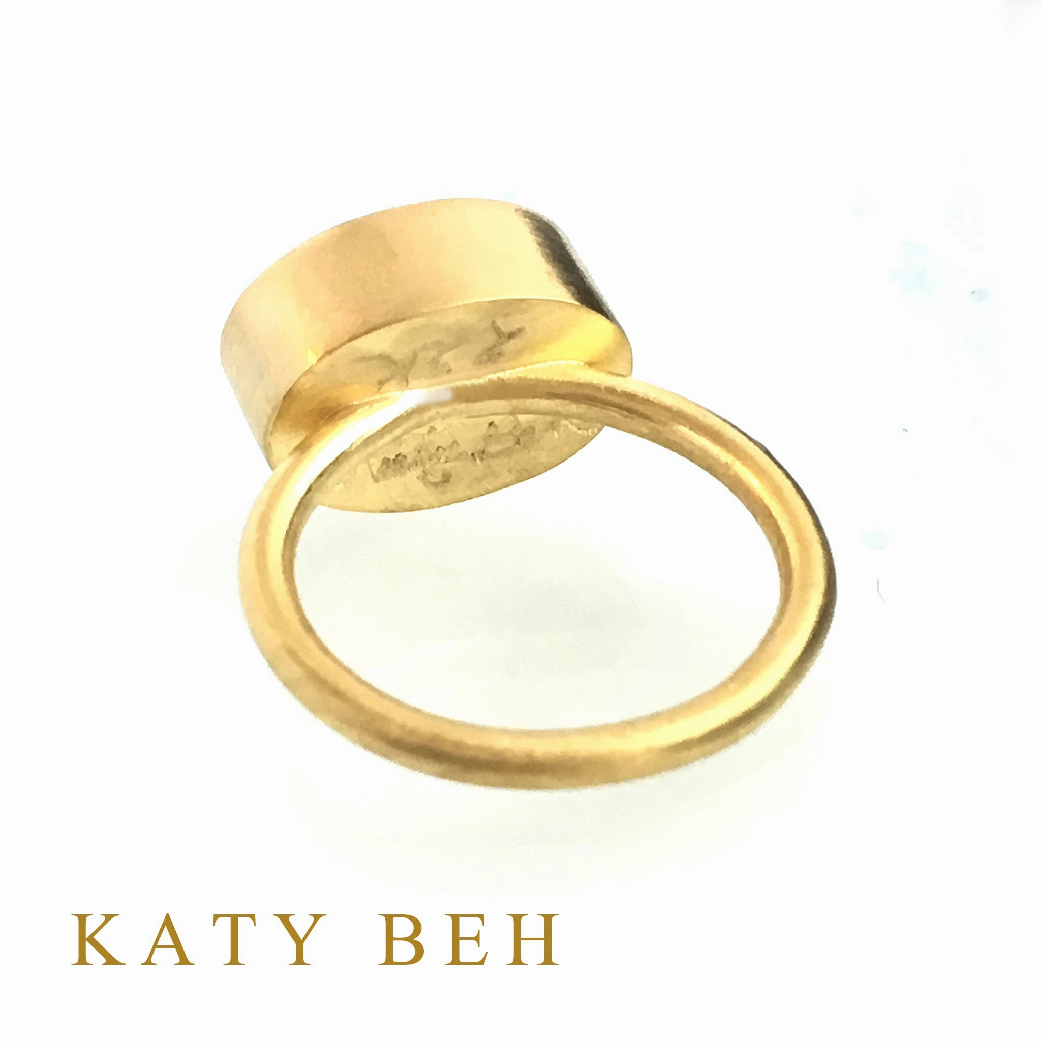 April Fire Opal Ring