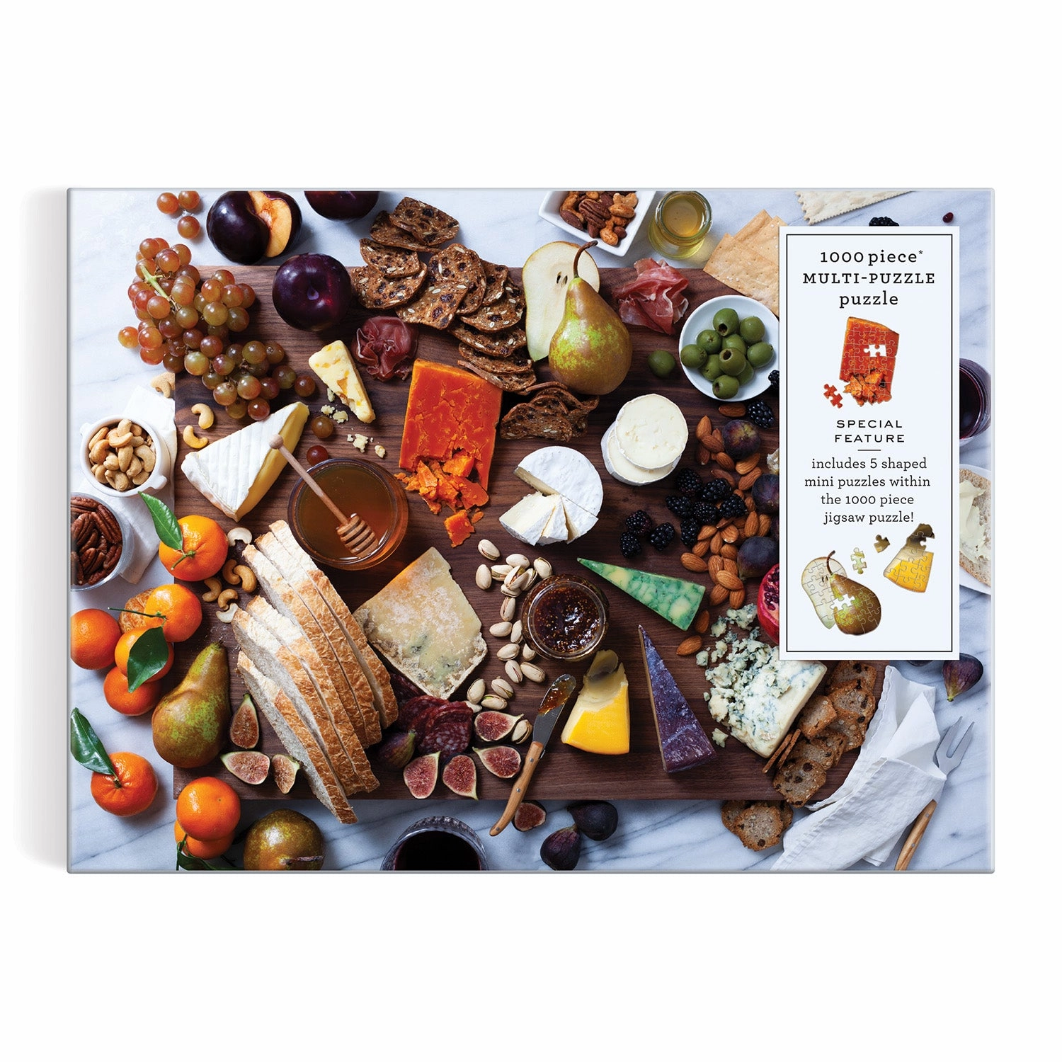 Art of the Cheeseboard 1000 Piece Multi-Puzzle Puzzle