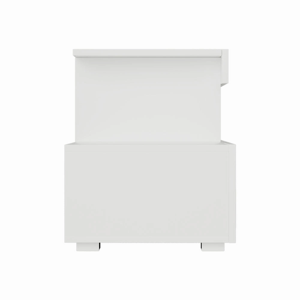 Artiss Entertainment Unit TV Cabinet LED 215cm White Caya
