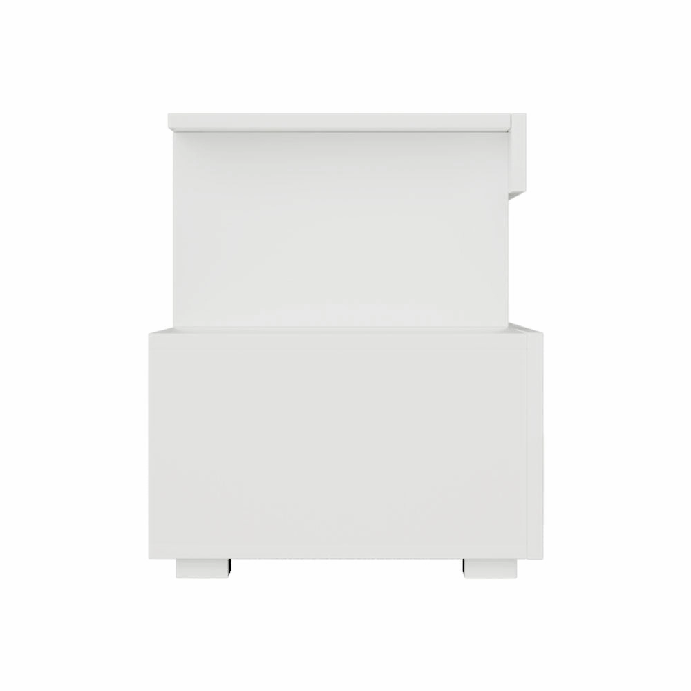 Artiss TV Cabinet Entertainment Unit Stand RGB LED Gloss Furniture 215cm White