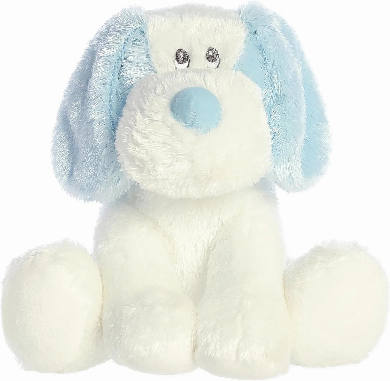 Aurora® Playful Scruff™ & Dafney™ Scruff™ Baby Stuffed Animal - Soft & Cuddly Toy - Imaginative Play - Blue 9 Inches
