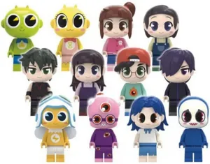Baby Goblin Friends Characters Ghost Ball Z Mini Block Figure Set of 12P, 13.3x14.5x1.6in