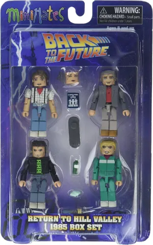 Back to the Future 30th Anniversary Minimates Return to Hill Valley 1985 Mini Figure Box Set