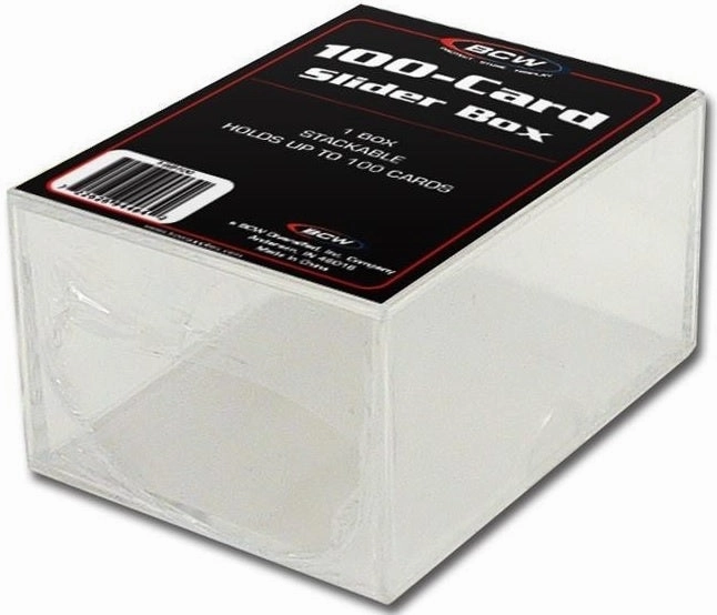 BCW 2 Piece Slider Box 100 Count