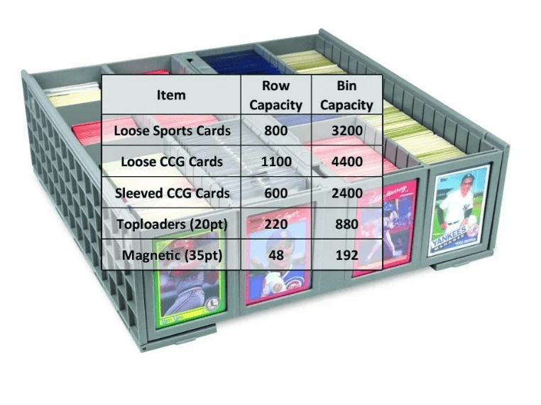 BCW: Collectible Card Bin Grey 3,200 ct
