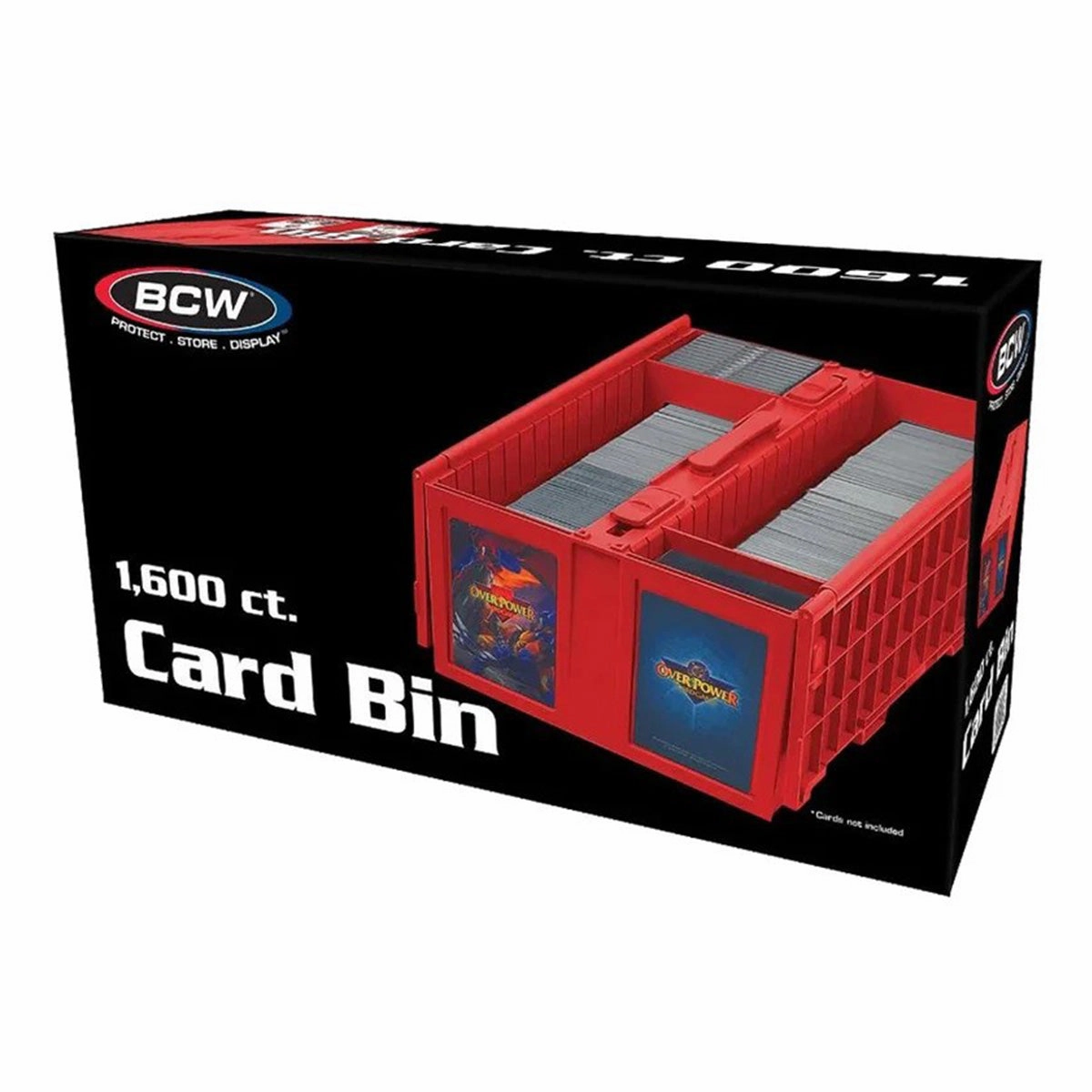 BCW Collectible Card Bin Red 1600ct