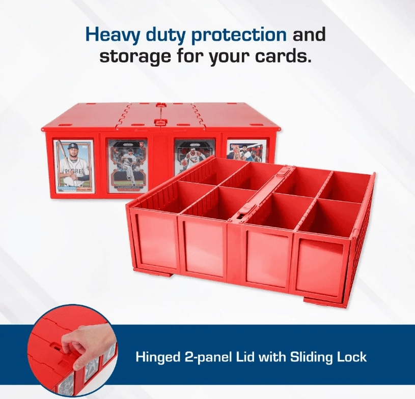 BCW: Collectible Card Bin Red 3,200 ct