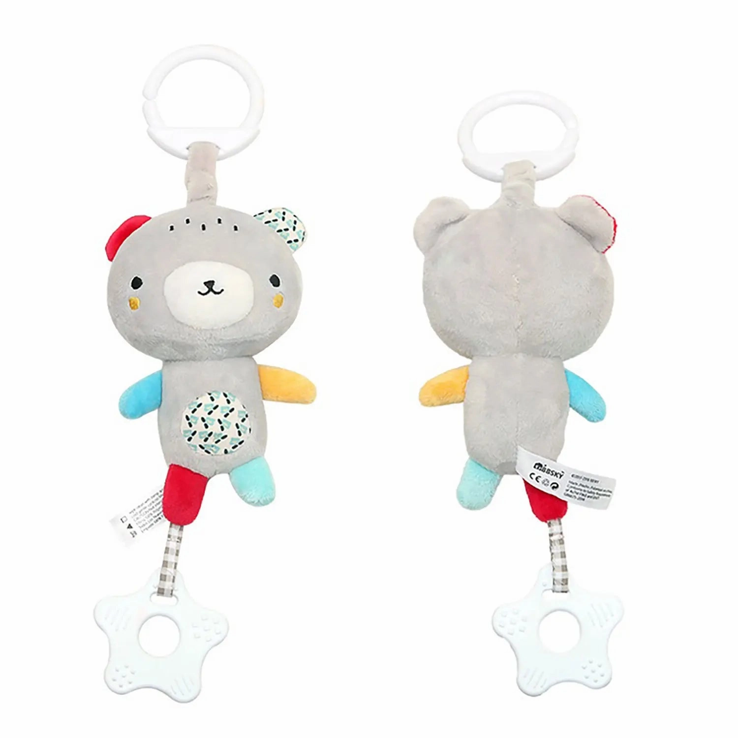 Bearoo: Animal-Themed Hanging Sensory Toy for Baby Stimulation