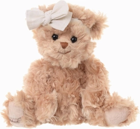 Bears Little Girlfriend - 10-Inch Handmade Teddy Bear, Baby Shower Stuffed Animal, Plush Toy