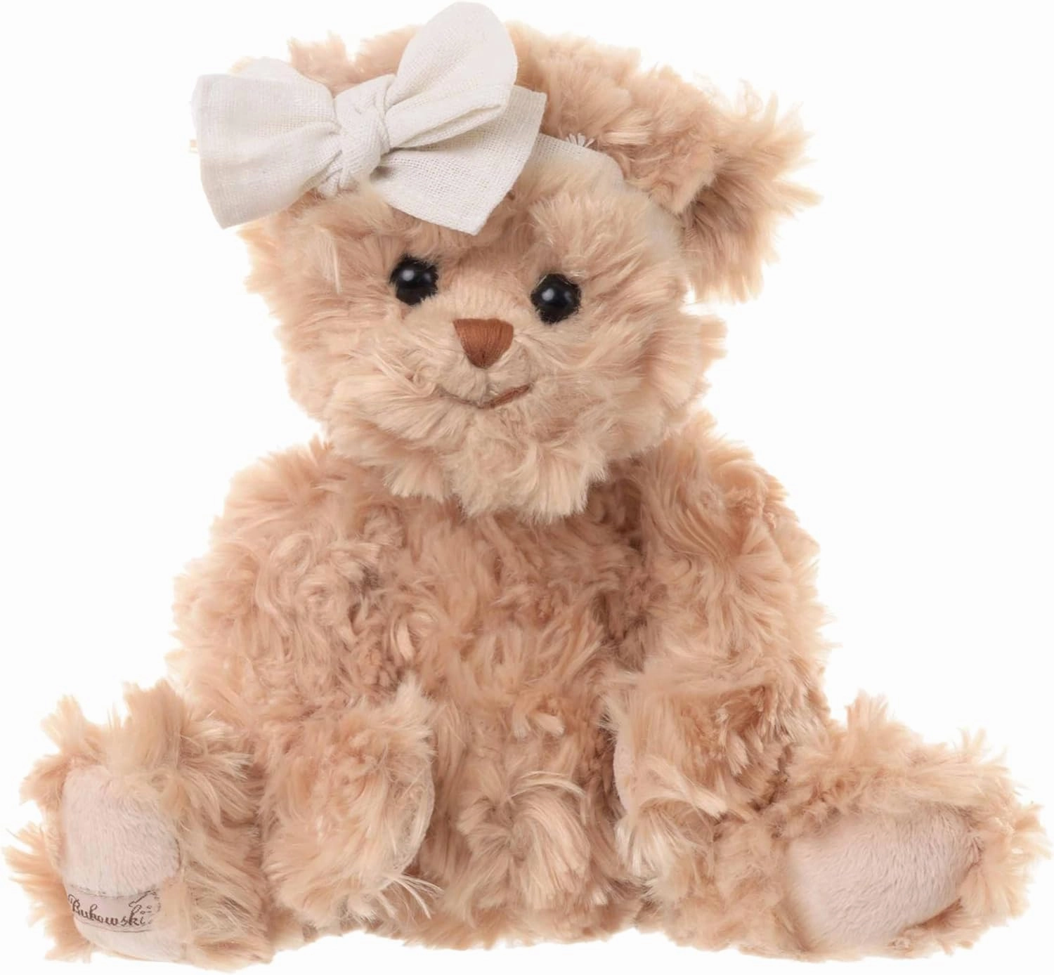 Bears Little Girlfriend - 10-Inch Handmade Teddy Bear, Baby Shower Stuffed Animal, Plush Toy
