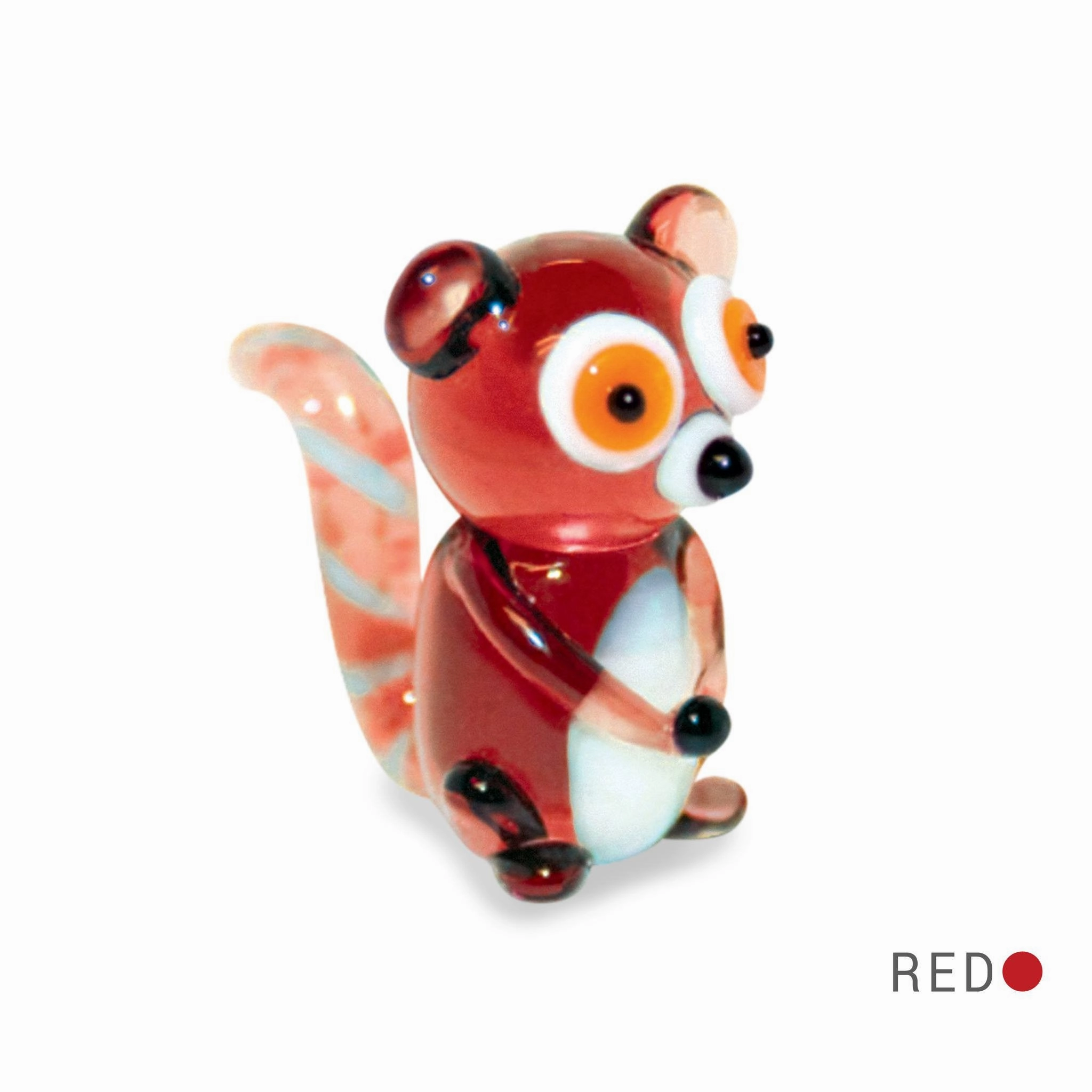 Bebe the Bush Baby Collectible Miniature Glass Figurine in Tynies Collector's Frame