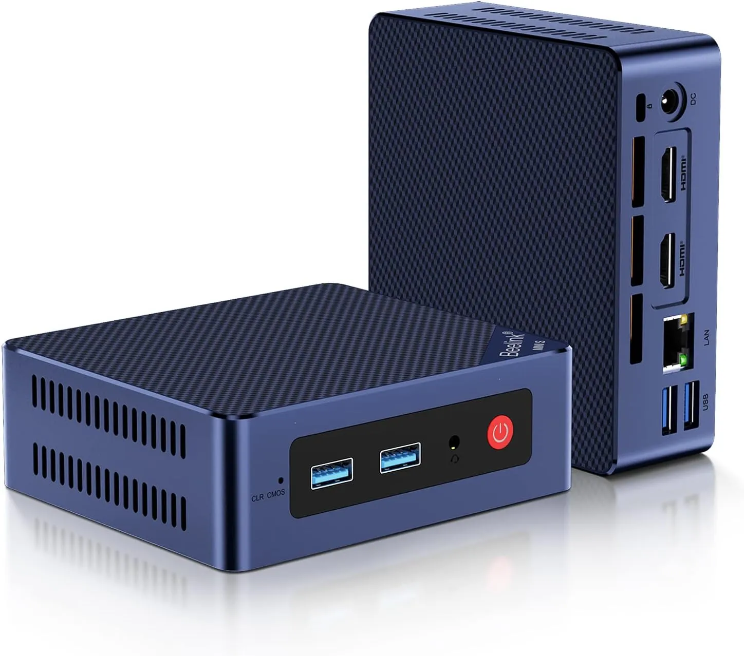 Beelink Mini S12 Pro Mini PC, Intel 12th Gen N100 (4C/4T, up to 3.4GHz), 16GB DDR4, 500GB SSD, Desktop Computer Support Dual HDMI 4K@60Hz, WiFi 6, BT5.2, NAS, Low Power