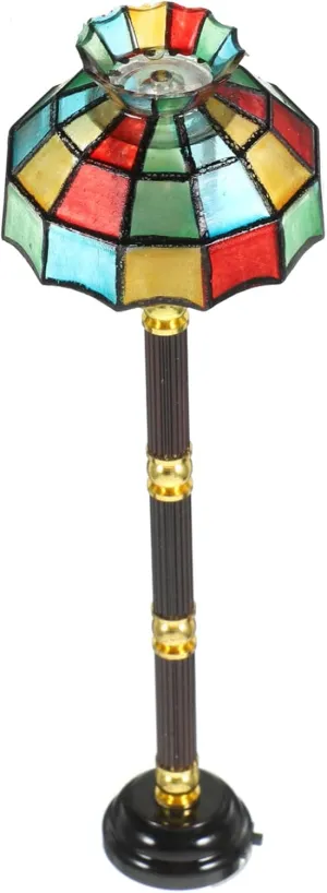 BESPORTBLE Stand Lamp for Dollhouse 1/12 Scale Realistic Miniature Floor Light for Small Dollhouses