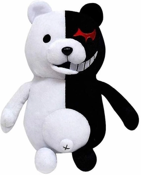 Black And White Bear Plush Doll Monokuma Bear Boys And Girls Pillow Toy