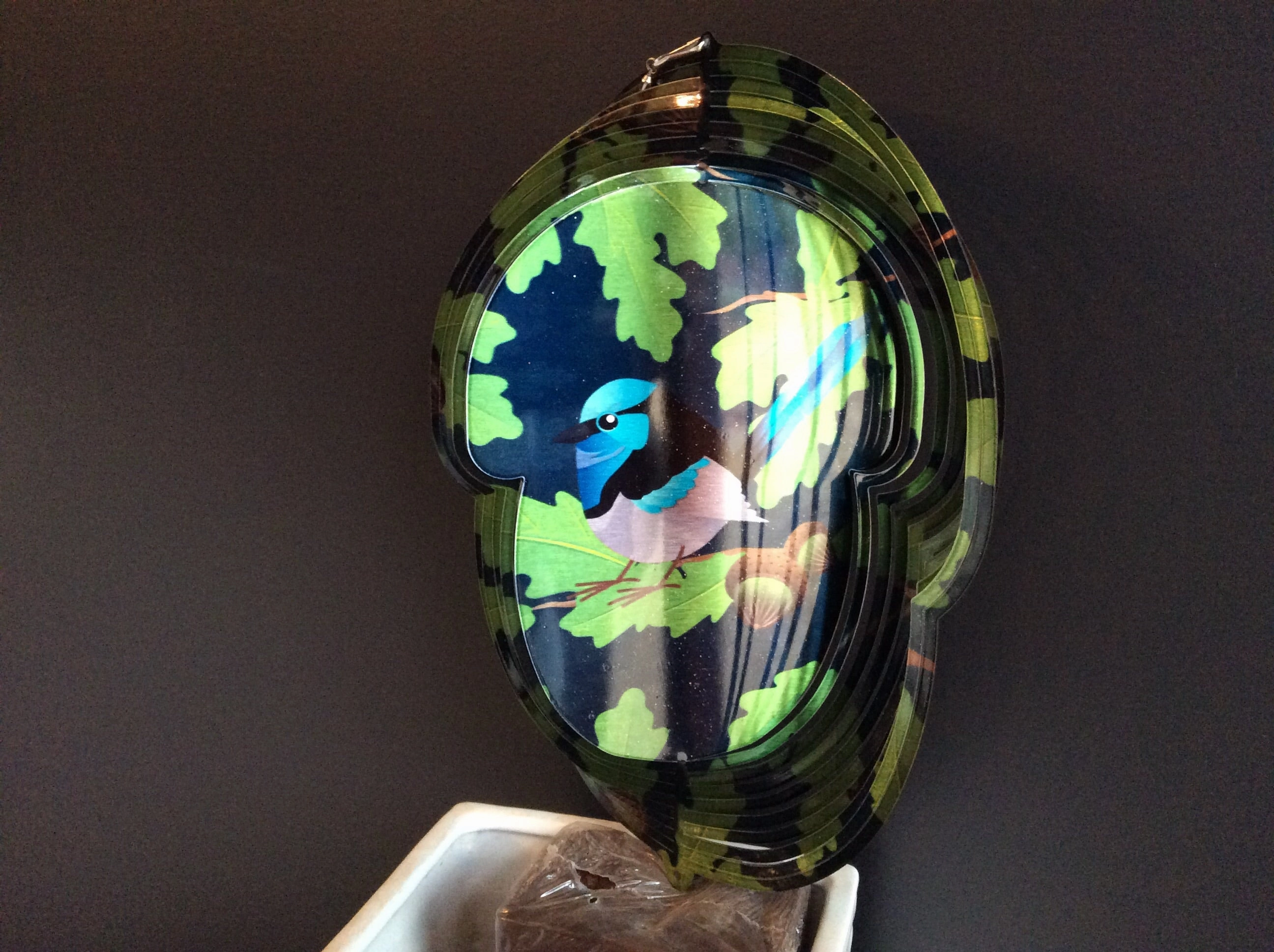 Blue Wren Fairy Wren Wind Spinner